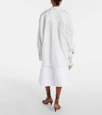 Tamal pinstriped oversized cotton shirt | Khaite