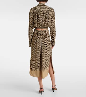 Bedrucktes Hemdblusenkleid | Proenza Schouler