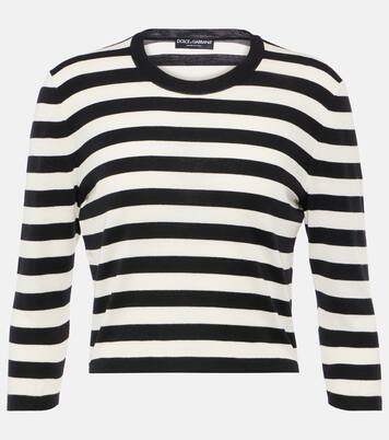 Pullover in lana vergine a righe | Dolce&Gabbana