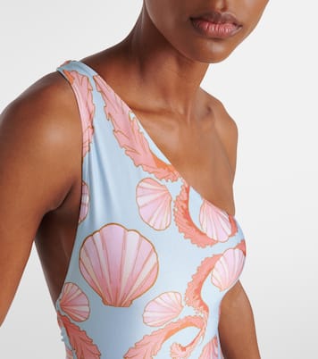 Costume intero monospalla Seashell | Adriana Degreas