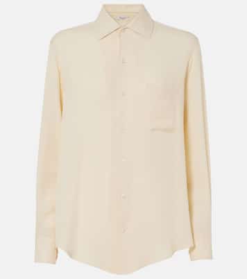 Camicia André in georgette di seta | Loro Piana