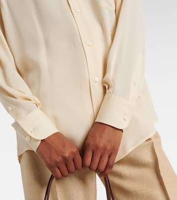 Camicia André in georgette di seta | Loro Piana