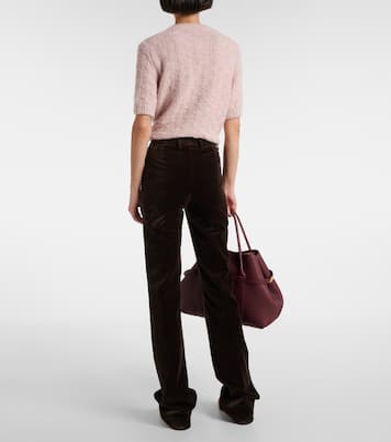 Pantaloni regular Gaby in velluto | Loro Piana