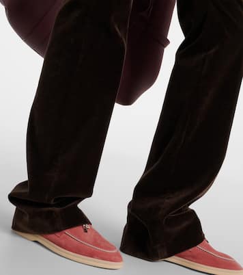 Pantaloni regular Gaby in velluto | Loro Piana