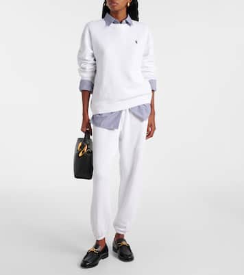 Logo cotton fleece sweatshirt | Polo Ralph Lauren
