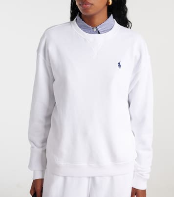 Logo cotton fleece sweatshirt | Polo Ralph Lauren