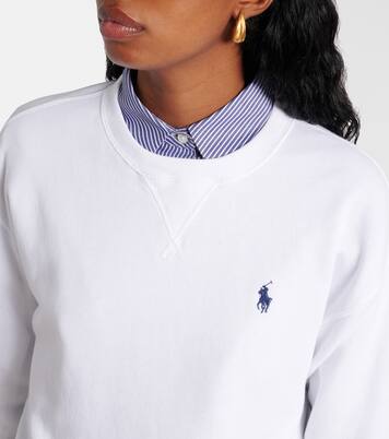 Logo cotton fleece sweatshirt | Polo Ralph Lauren