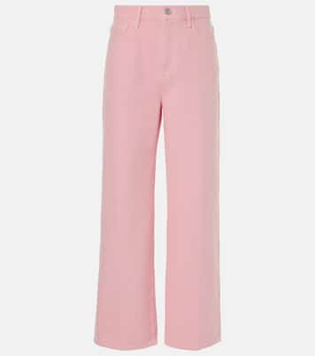 Jeans a gamba larga e vita alta | Frame