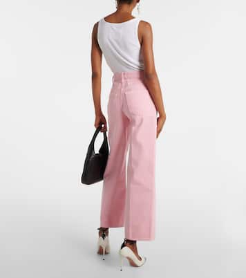Jeans a gamba larga e vita alta | Frame