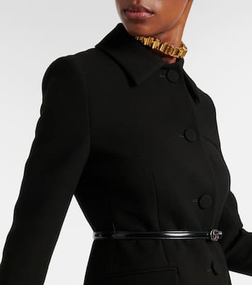 Wool crêpe jacket | Gucci