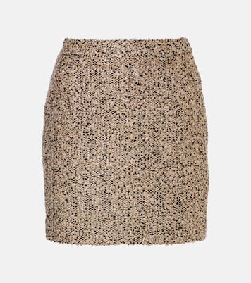 Minifalda de tweed lamé | Alessandra Rich