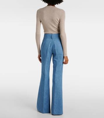 Rhein high-rise flared jeans | Gabriela Hearst