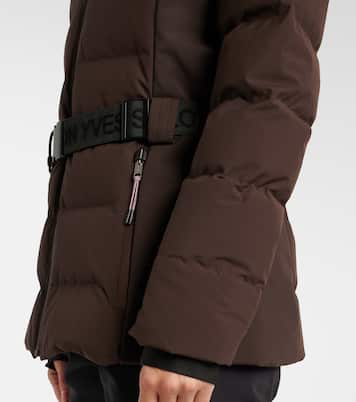 Veste 64cm shearling-trimmed ski jacket | Yves Salomon