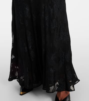 Gonna lunga in raso | Etro