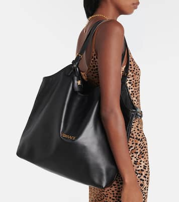 Borsa Tag Large in pelle | Versace