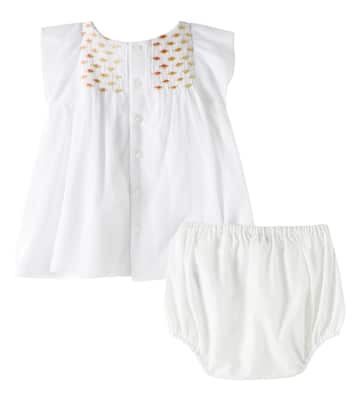 Baby Set Cadelili aus Kleid und Höschen | Bonpoint