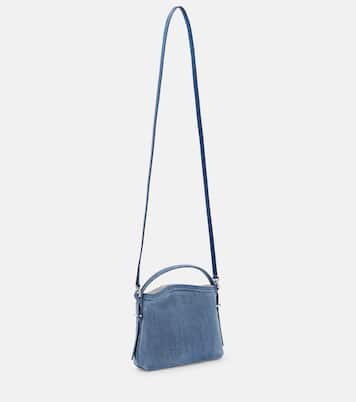 Borsa a tracolla Nano Voyou in denim | Givenchy