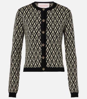 Cardigan in lana vergine Toute la V  | Valentino