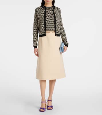 Cardigan in lana vergine Toute la V  | Valentino