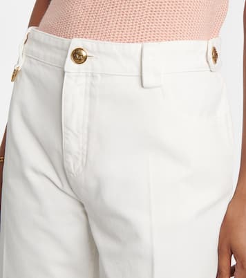 Gerade Hose aus Baumwoll-Canvas | Chloé