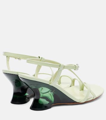 Mules Bulle 105 en cuir verni | Dries Van Noten