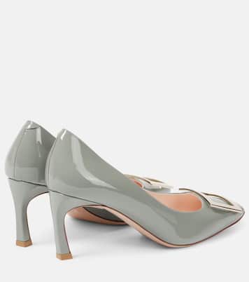 Trompette 70 patent leather pumps | Roger Vivier