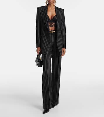 Bralette in raso con pizzo | Dolce&Gabbana