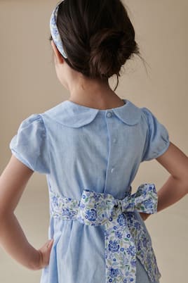 Kleid Madeira aus Baumwolle und Leinen | La Coqueta