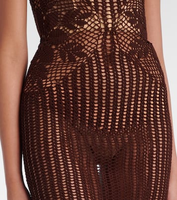 Robe bustier en crochet de coton | Magda Butrym