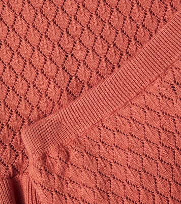 Top e shorts in crochet di cotone | Rylee + Cru