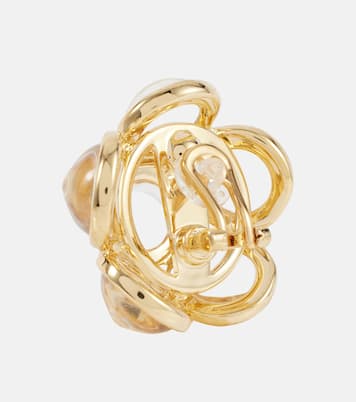 Boucles d’oreilles clip Flower | Saint Laurent