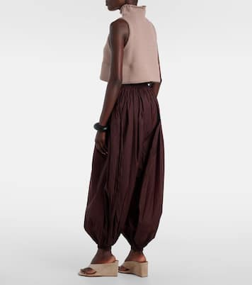 Draped balloon pants  | Alaïa