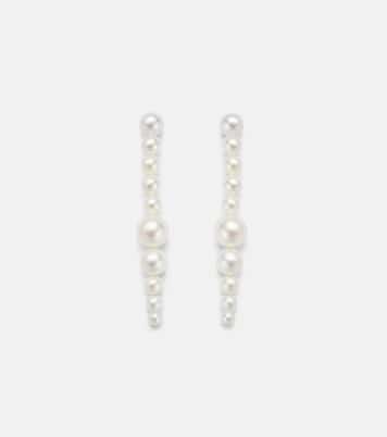 Sienna Moon 14kt gold drop earrings with pearls | Sophie Bille Brahe