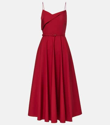 Abito midi in popeline di cotone | Roland Mouret