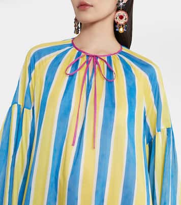 Caftán de algodón a rayas | Dolce&Gabbana