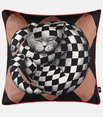 Kissen High Fidelity aus Seide | Fornasetti