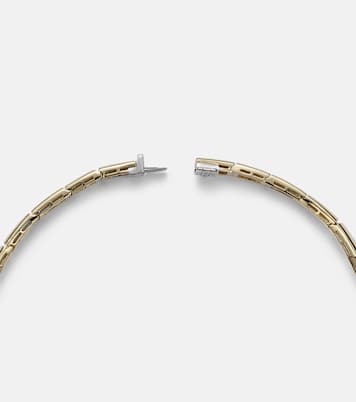 Golden Strada 18kt gold necklace with diamonds | Yeprem