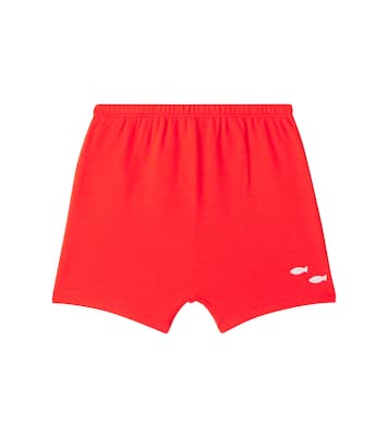 Baby embroidered cotton-blend shorts | Gucci Kids