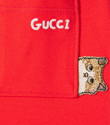 Baby embroidered cotton-blend shorts | Gucci Kids