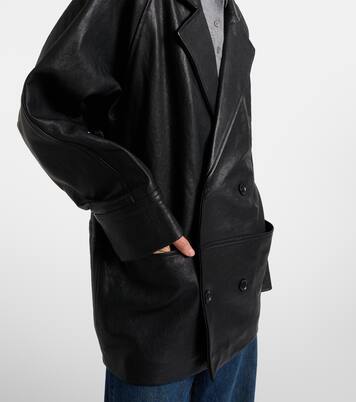 Chaqueta oversized de piel | Frame