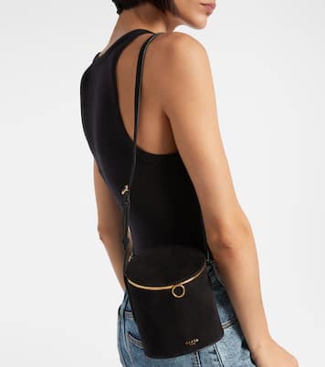 La Canette Small suede bucket bag | Alaïa