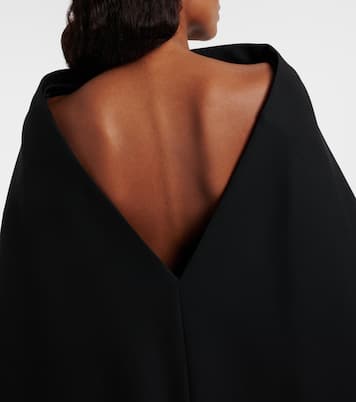 Belted caped midi dress | Ferragamo