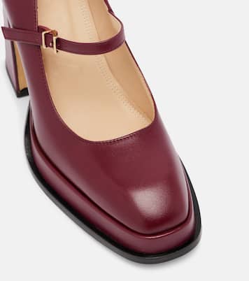 Casilda leather Mary Jane pumps | Souliers Martinez