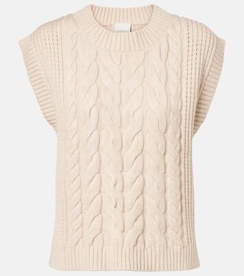 Pixie cable-knit sweater vest | Varley