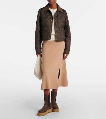 Midirock aus Wolle und Kaschmir | Moncler