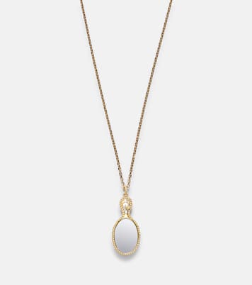 عقد من الذهب 18 قيراط و 9 قيراط مع سيترين Joli Miroir | Yvonne Léon