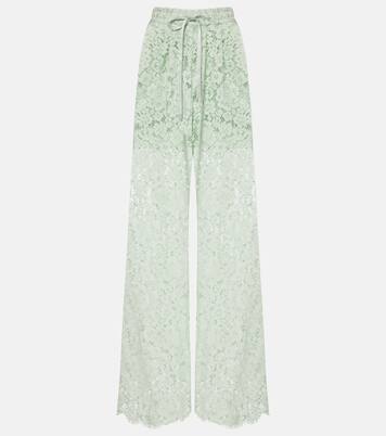 Lace wide-leg pants | Dolce&Gabbana