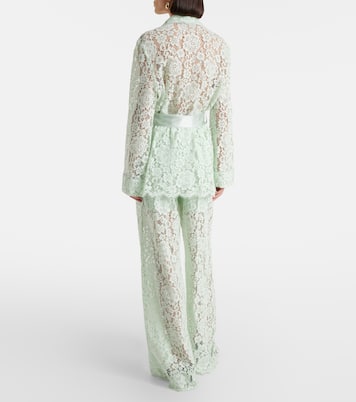 Lace wide-leg pants | Dolce&Gabbana