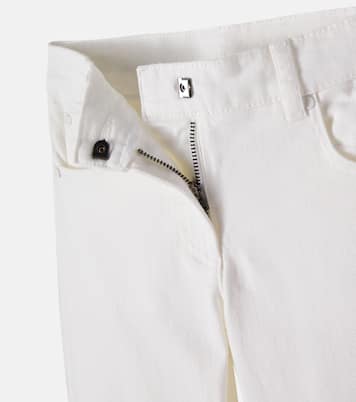 Floral cotton gabardine pants | Stella McCartney Kids