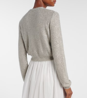 Pullover mit Pailletten | Brunello Cucinelli